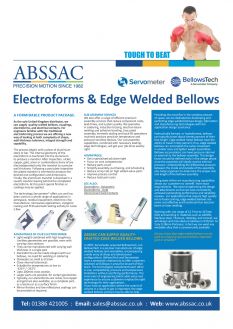 Electroforms and Edge Welded Bellows
